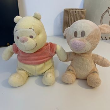 Lot peluches Winnie&Tigrou Disney Baby