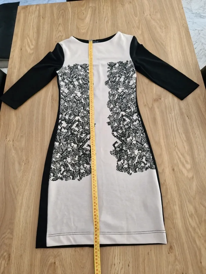 🎀 Robe élégante imprimé dentelle - photo numéro 5