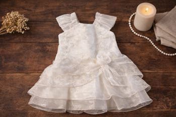 Robe cérémonie / fête — 6 mois (très bon état) 