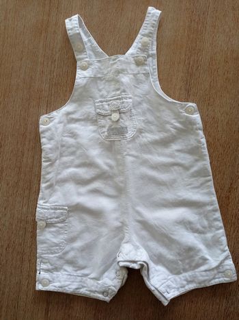 Salopette blanche