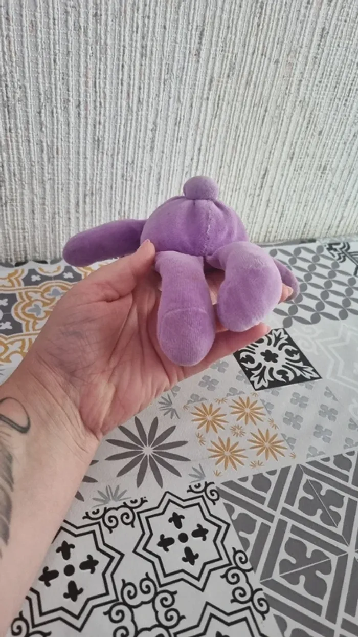 Peluche ours violet - photo numéro 9