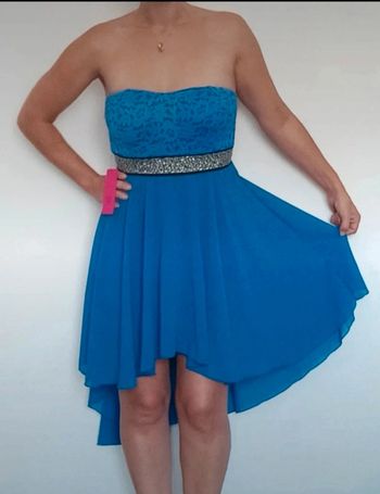 Robe bustier cocktail asymétrique neuve TU