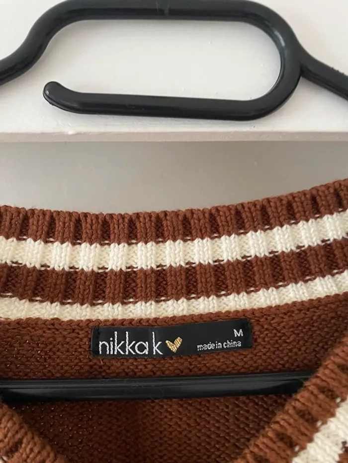 Pull sans manches marron - Nikkak - photo numéro 5
