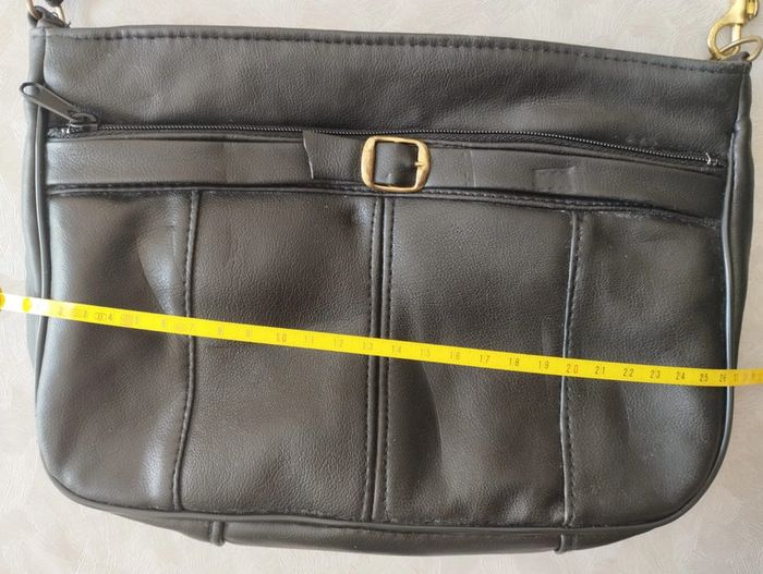Sac à main vintage en croûte de cuir neuf - photo numéro 7