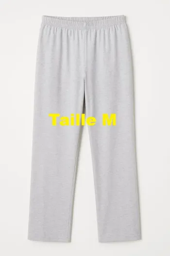 Pantalon de pyjama gris Tissaïa Taille M