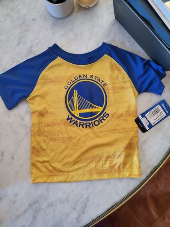 Tee-shirt NBA enfant jaune
