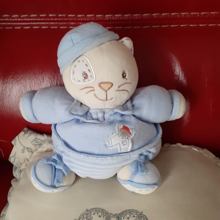 Kaloo: Doudou"Petit Chat" moelleux - photo numéro 2
