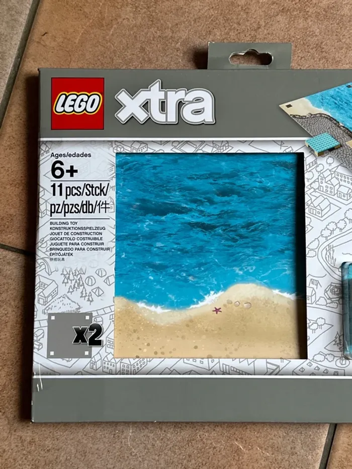 LEGO Xtra 853841 : La mer. Tapis de jeu 2 en 1, double sens. - photo numéro 2