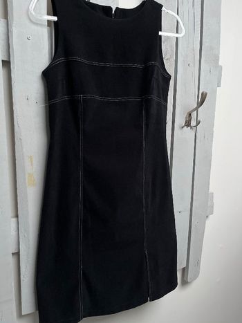 Robe noire daim