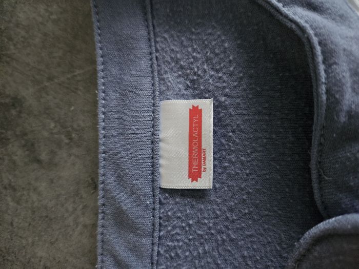 Chemise de nuit thermique Thermolactyl en maille interlock femme - Bleu imprimé - 46/48 (L/XL) - Dam - photo numéro 6