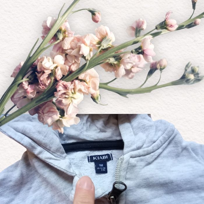 Sweat gris, panda, bébé fille taille 9 mois - photo numéro 3