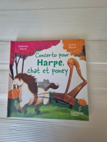Livre mac do "Concerto pour Harpe, chat et poney"