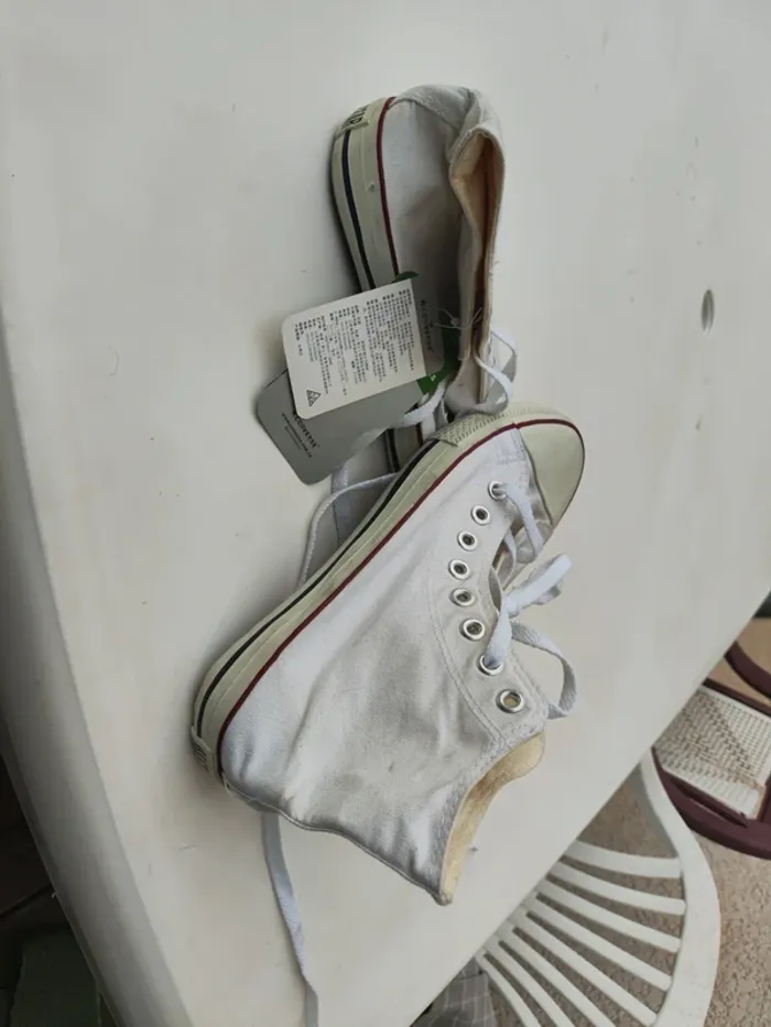 Basket converse blanche taille 44 - photo numéro 5