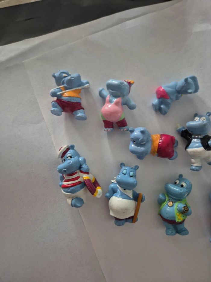Lot de 9 figurines hippopotame - photo numéro 2