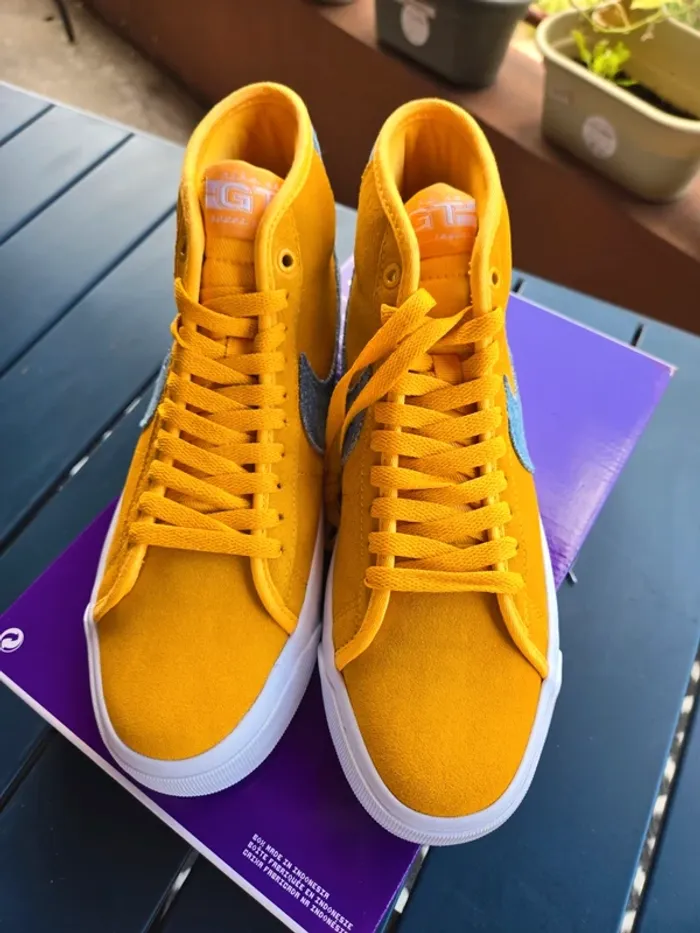 Nike zoom blazer mid grant taylor jaune jeans taille 40 neuves - photo numéro 4