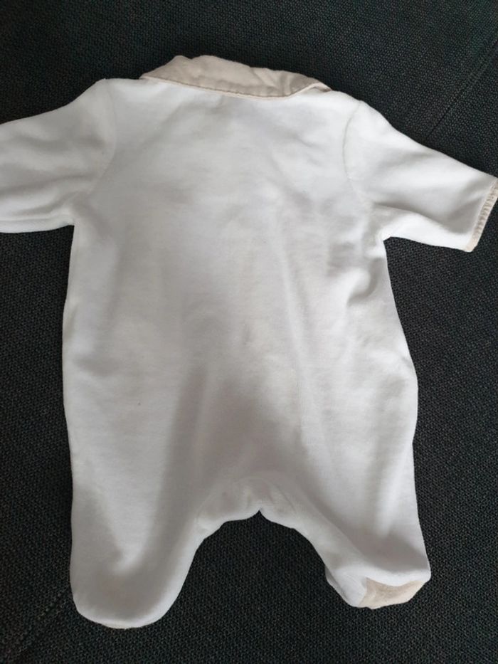 Pyjama grenouillère bébé naissance 50 cm - photo numéro 2