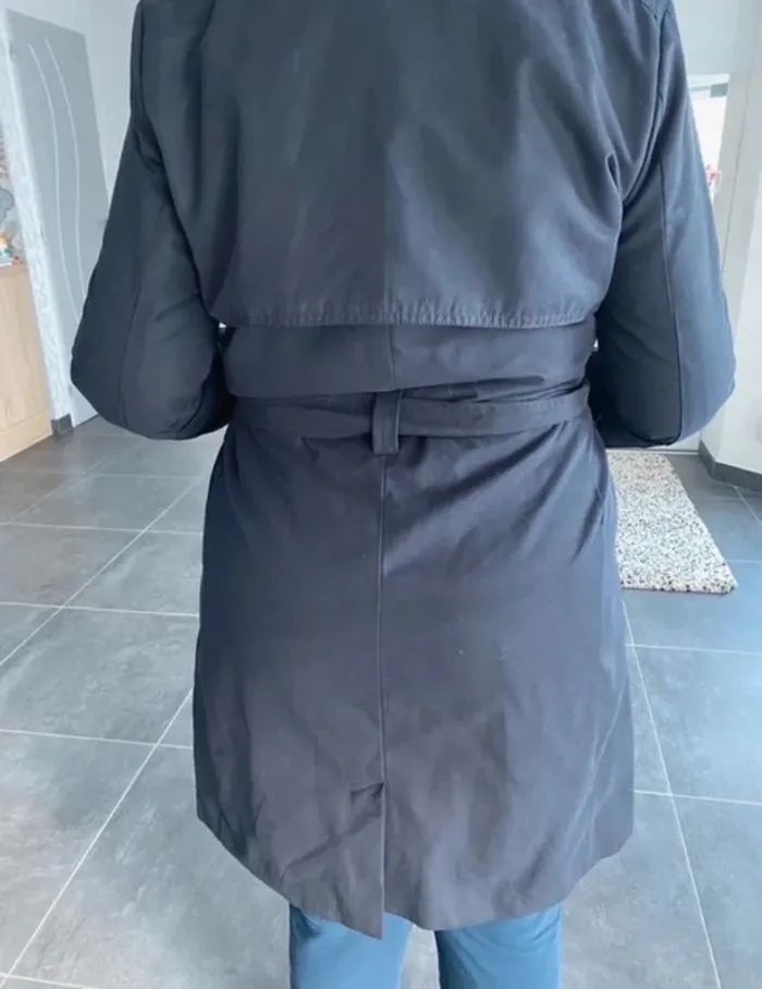 Trench Camaïeu Bleu Marine 42 - photo numéro 6