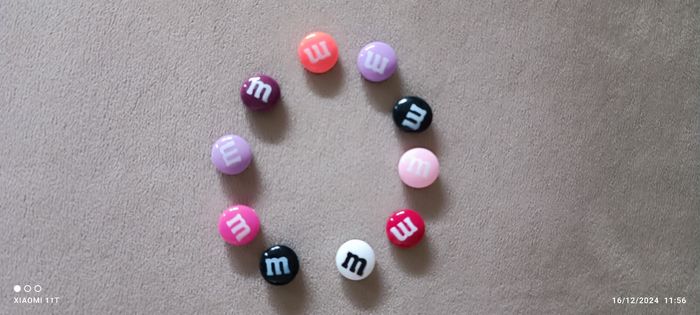 Magnet aimant MMS m&m's  multicolore frigo bureau chambre - photo numéro 2