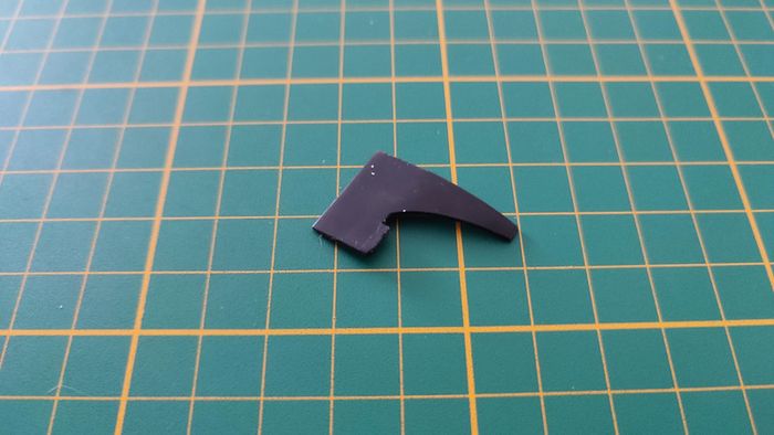 Garde-boue arrière gauche pièce miniature Altaya Renault Alpine A110 Wrc 1/18 1/18e 1/18ème #C10 - photo numéro 2