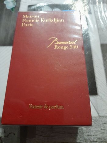 Baccarat rouge 540