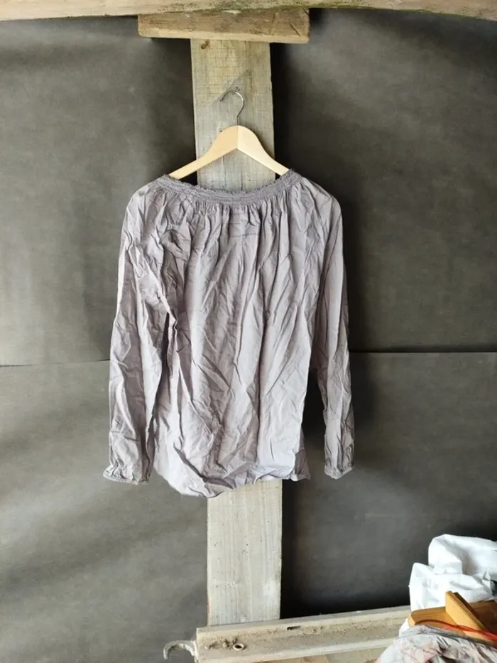 Blouse grise marque EDC by esprit - photo numéro 4