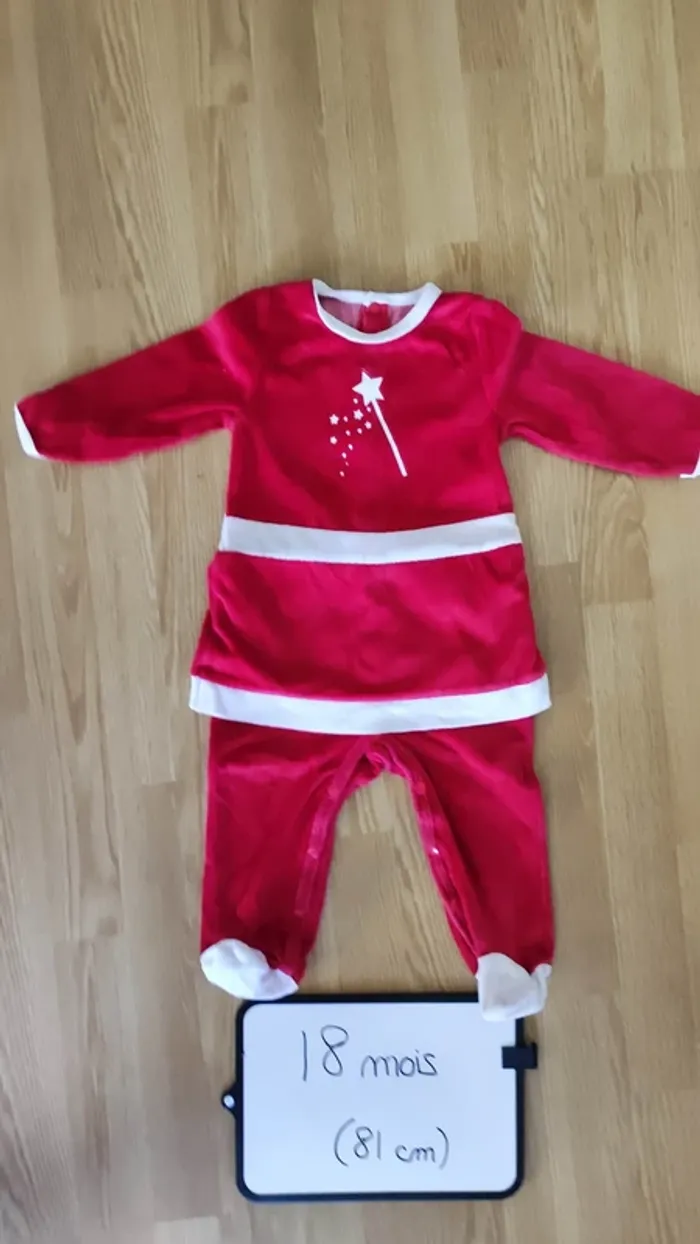 pyjama en velours tout doux taille 18 mois
