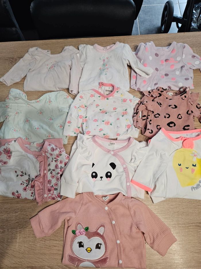 Lot pyjama leger bébé 1 mois