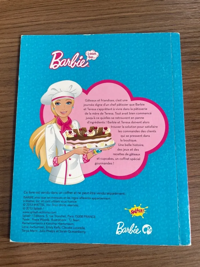 Livre Barbie Chef Pâtissier - photo numéro 2