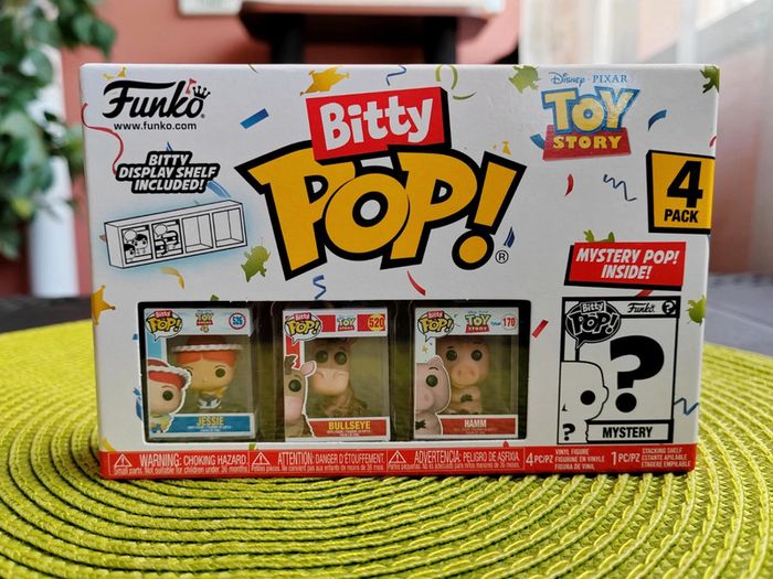 Lot/Pack de 4 Figurines Funko - Bitty Pop Toy Story, Disney