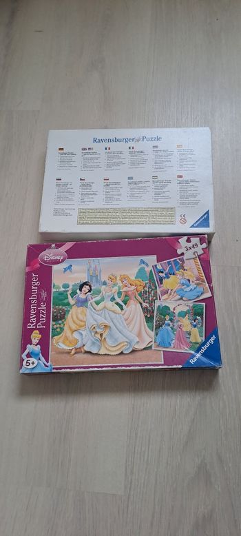 2 puzzle Disney princesses