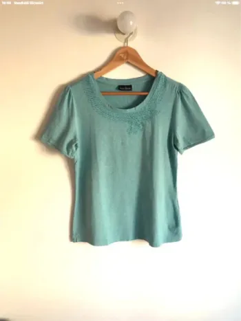 T-shirt bleu Sixth Sense en viscose taille 40