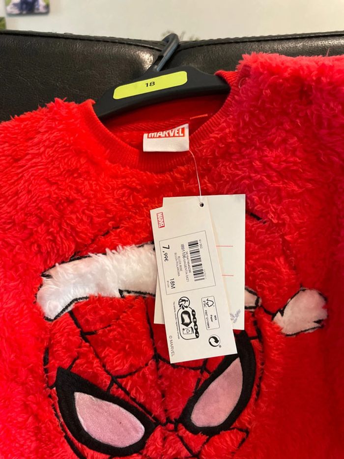 Pull chaud spider man 18 mois - photo numéro 4