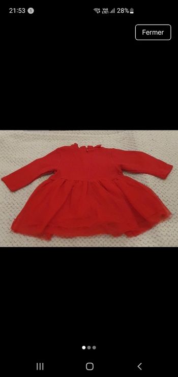 Robe rouge bébé 