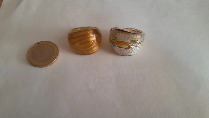 Lot 2 magnifiques bagues vintage - photo numéro 2