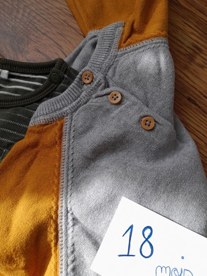 Ensemble 3pieces 18 mois coloré - photo numéro 9