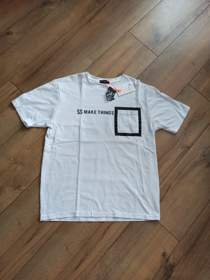 Tee shirt blanc homme L - photo numéro 6