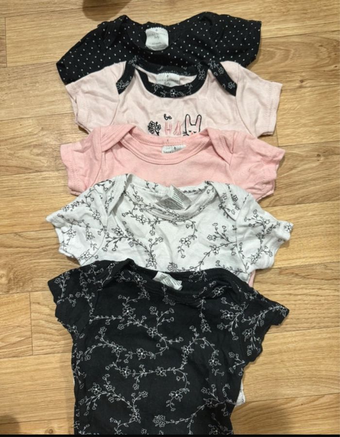 5 body manches courtes