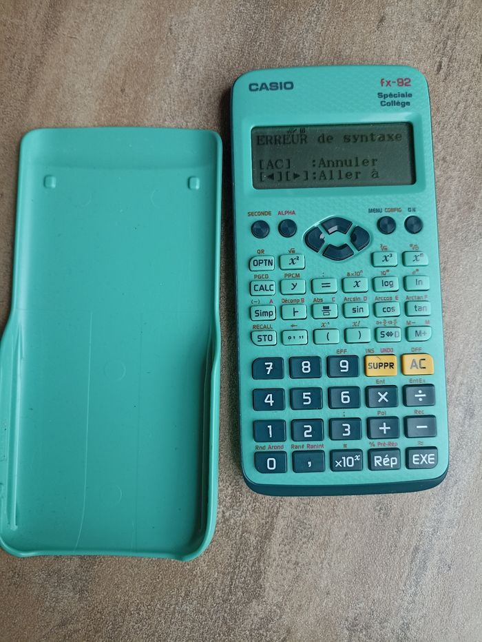 Calculatrice collège
