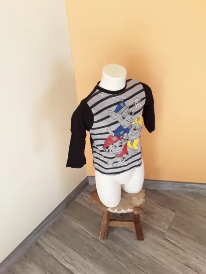 Tee shirt manches longues Pat Patrouille 98/104 cm - photo numéro 6