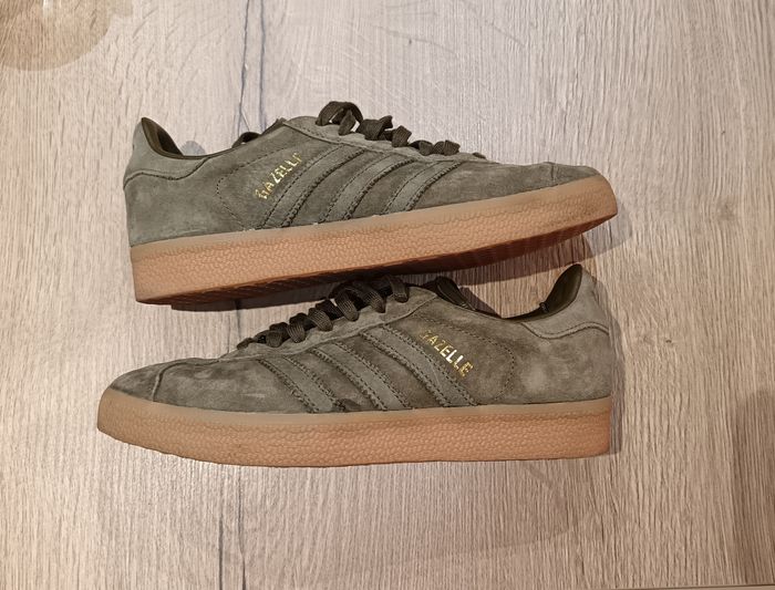 Basket Adidas Gazelle femme 37 1/3 kaki - photo numéro 2