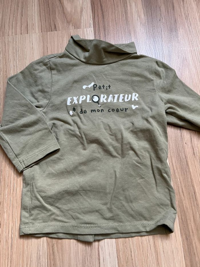 Pull col roulé 9 mois