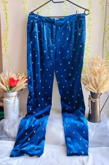 Pantalon UNIQUE21 – XS – Bleu Velours – État : Très bon