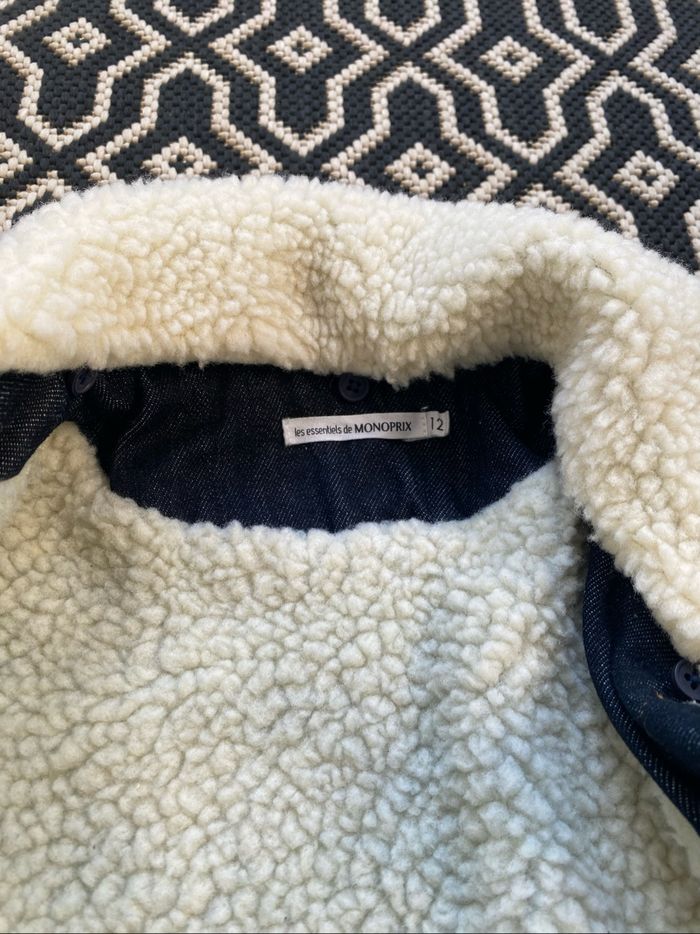 Veste en jean doublée sherpa  – Monoprix - photo numéro 2