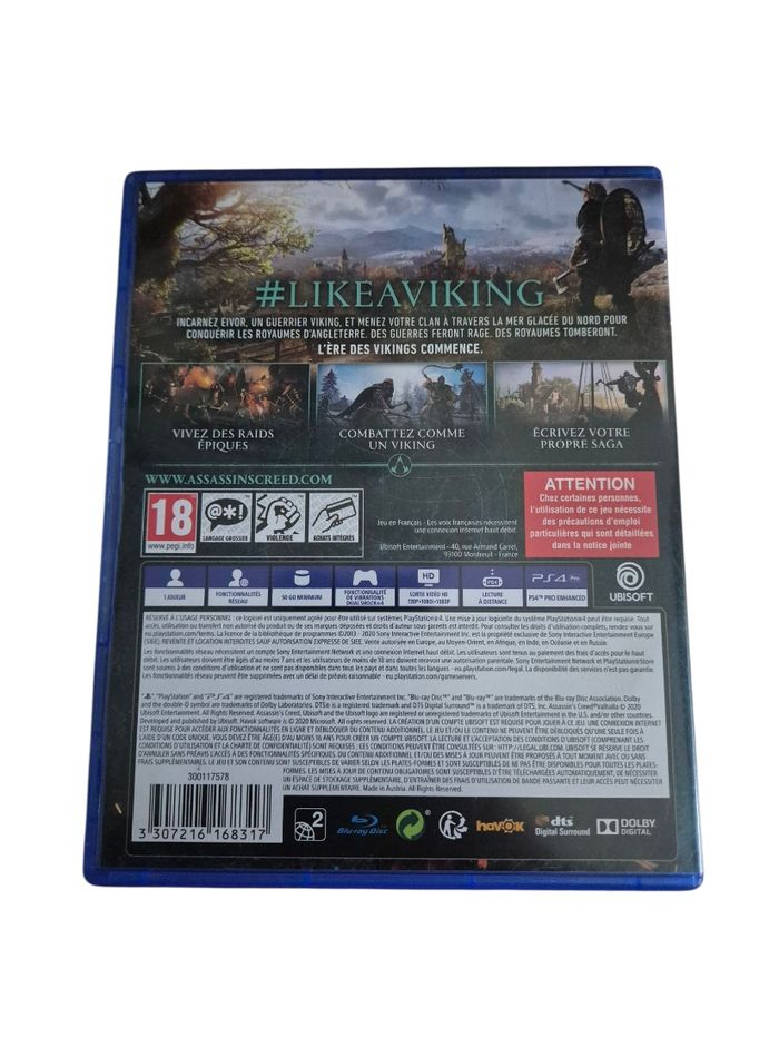 Jeu ps4 assassins creed valhalla - photo numéro 2
