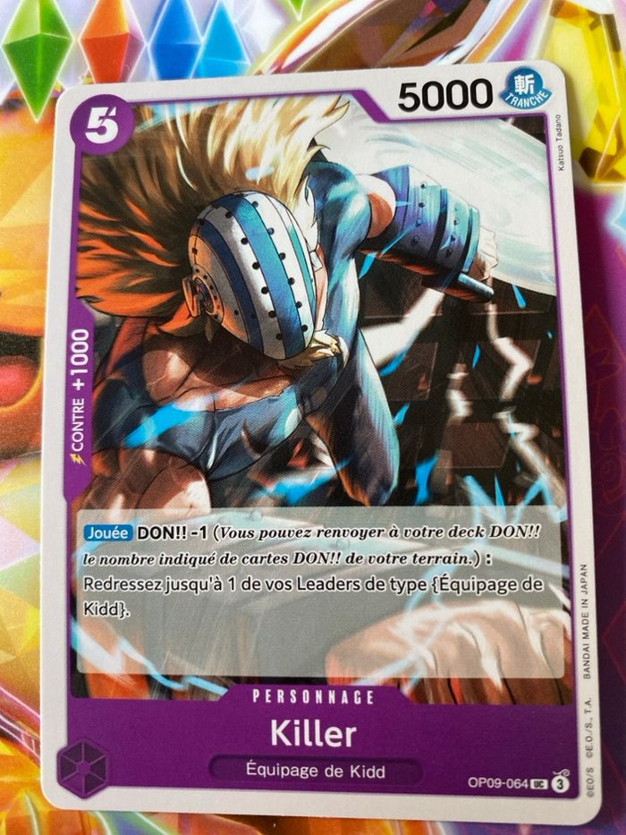 Carte one piece neuf