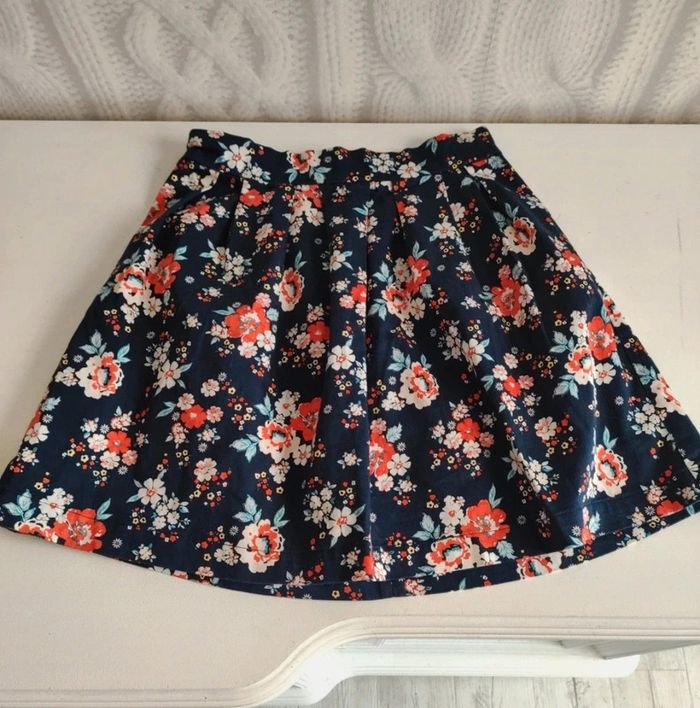 Jupe fleurie Jennyfer taille XS - photo numéro 10