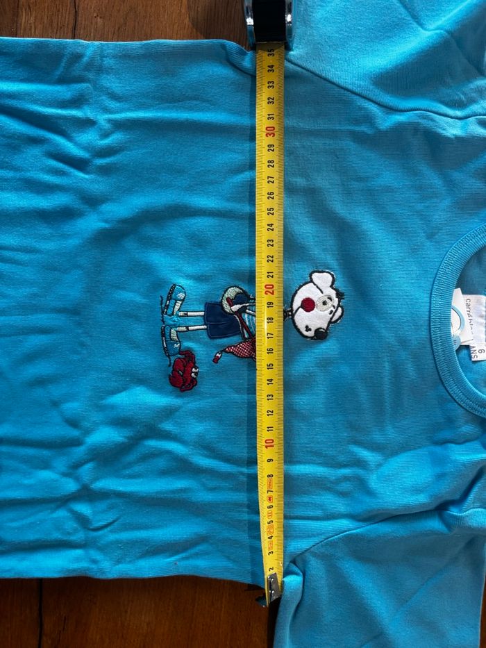 Pyjamas hiver carré blanc 6A - photo numéro 5