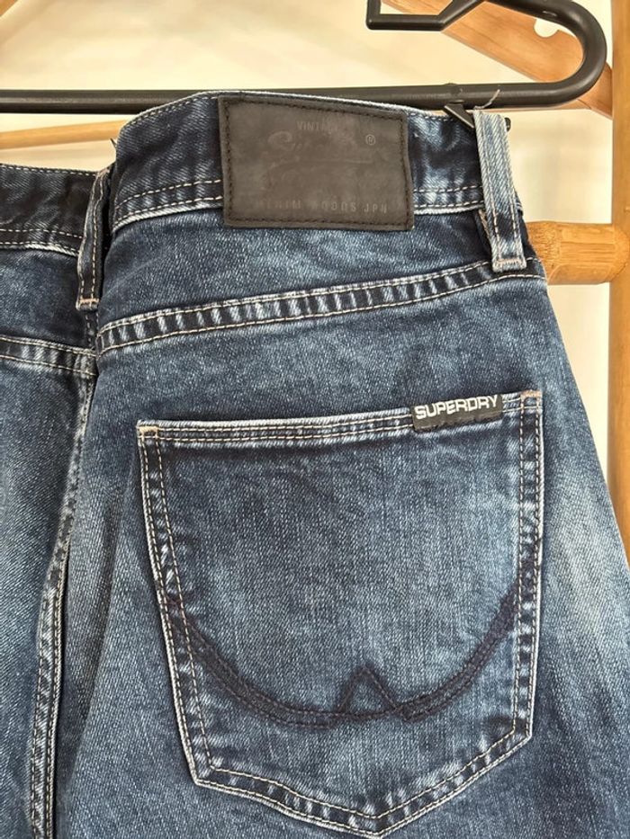 Jean bleu foncé superdry taille 41 - photo numéro 11