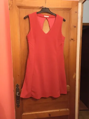 Robe d'hiver orange foncé