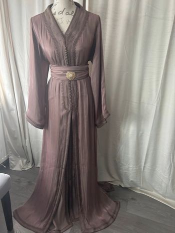 Robe Longue Vert Sapin, Manches Longues Et Bas Plissé - Parfaite Pour L'été Ou Les Cérémonies (Taille 40/42, XL)